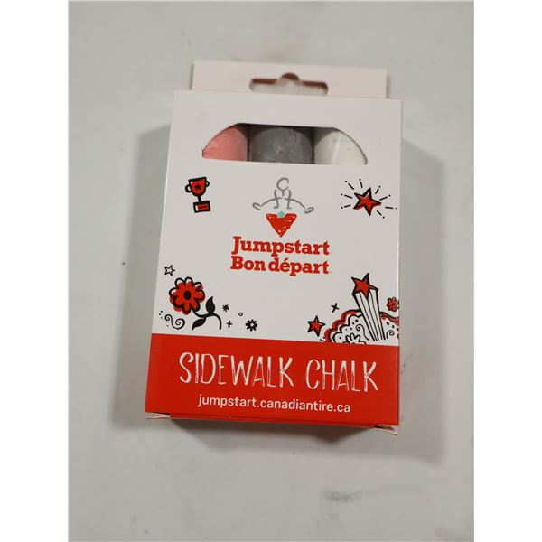 LOT DE 22 BTES DE CRAIE DE TROTTOIR