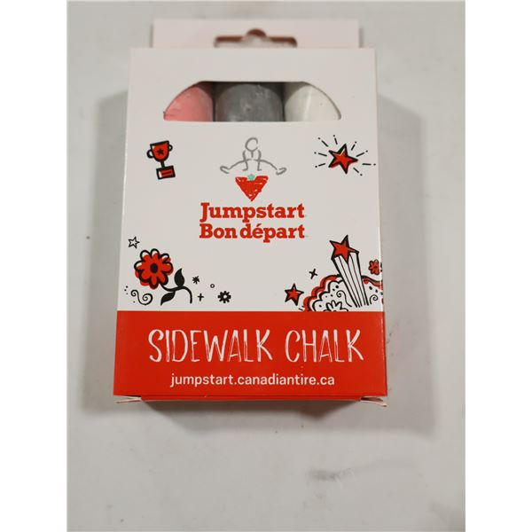 LOT DE 22 BTES DE CRAIE DE TROTTOIR