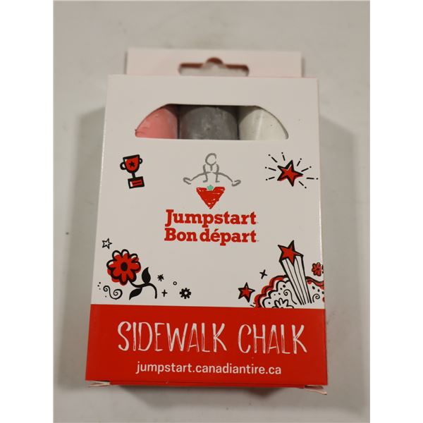 LOT DE 22 BTES DE CRAIE DE TROTTOIR