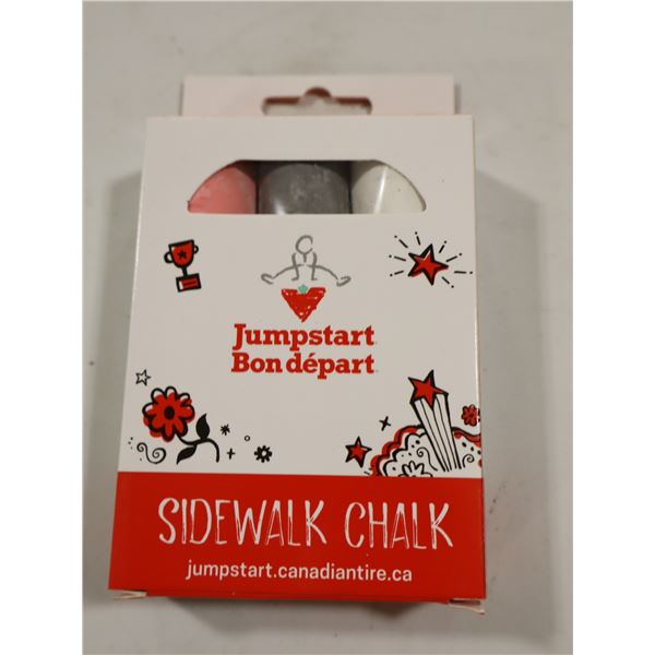 LOT DE 22 BTES DE CRAIE DE TROTTOIR