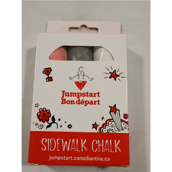 LOT DE 22 BTES DE CRAIE DE TROTTOIR