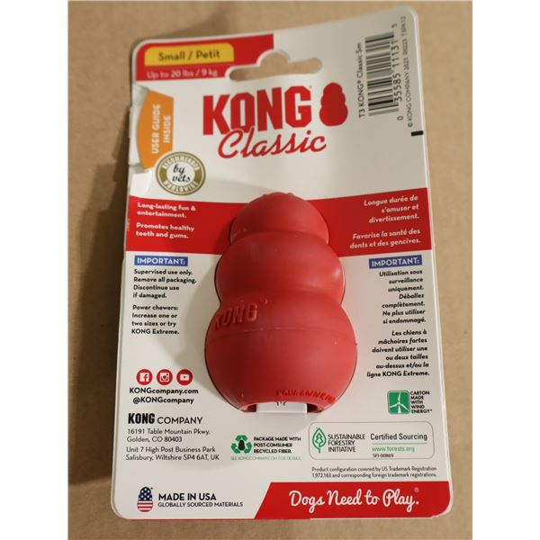 JOUET POUR ANIMAUX KONG CLASSIC SM