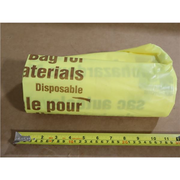 PKG DE 100 BIOHAZZARD WASTE BAGS 38"x47" MEDEGEN
