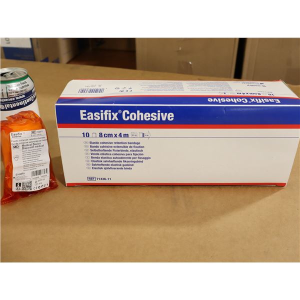 BTE DE 10 BANDES COHÉSIVES EXTENSIBLES DE FIXATION