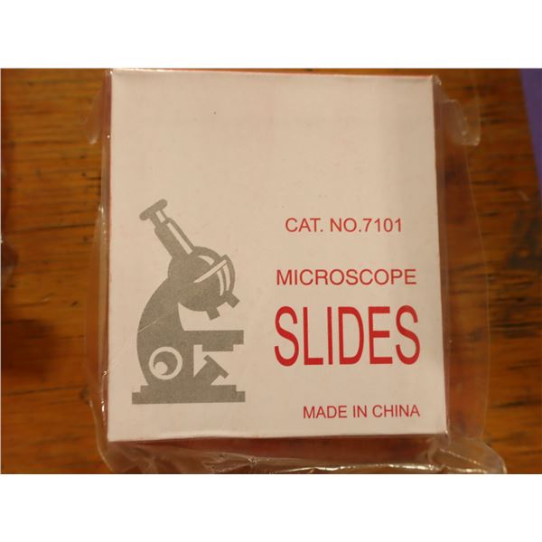 BTE DE 72pcs MICROSCOPE SLIDES #7101 1"x3"x1mm