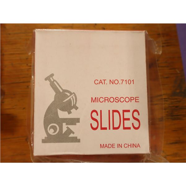 BTE DE 72pcs MICROSCOPE SLIDES #7101 1"x3"x1mm