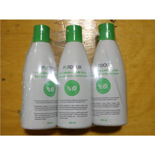 SAVON POUR MASQUE & TUYAU CPAP PURDOUX 250ml