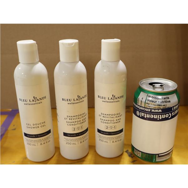 LOT DE 3 PRODUITS ASST BLEU LAVANDE WELLESSENTIALS