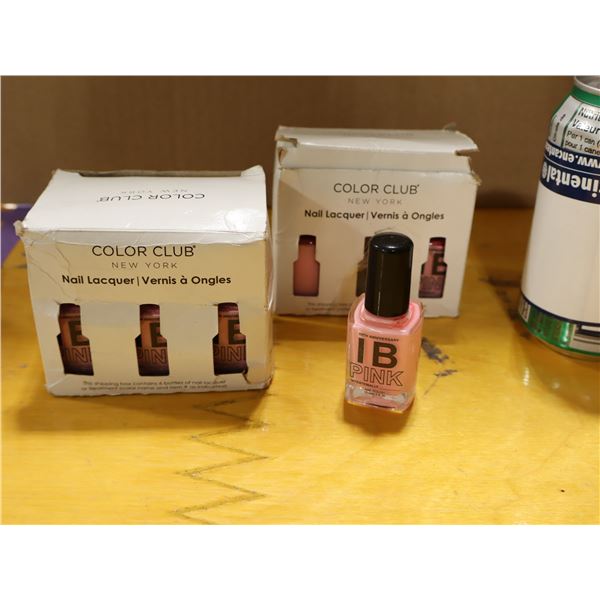 LOT DE 11 VERNIS À ONGLES ROSE COLOR CLUB NY