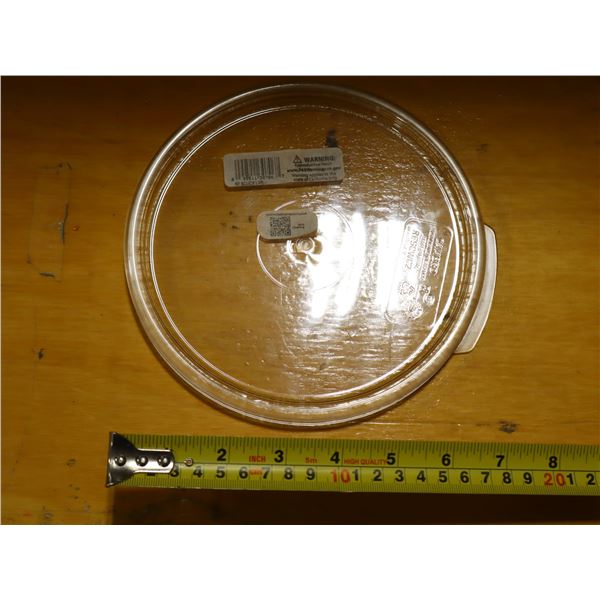 LOT DE 12 COUVERCLES PLASTIQUE 7"d. CAMBRO