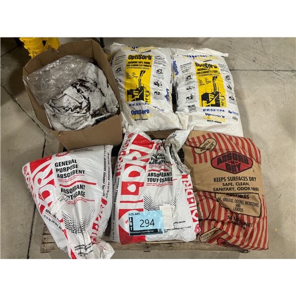 LOT DE SACS D'ABSORBANTS ASST