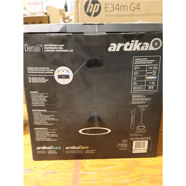 LUMINAIRE SUSPENDU LED ARTIKA DENALI 1300LUMENS