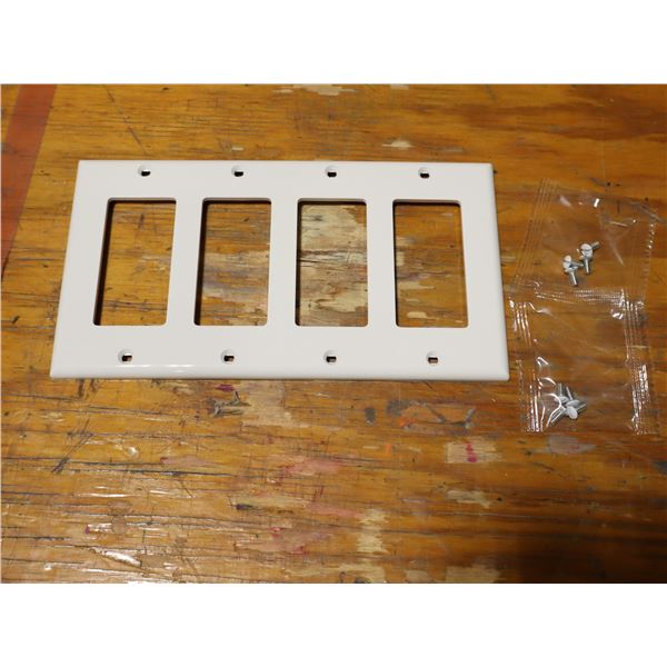 LOT DE 25pcs PLAQUES  LEVITON 80412-NW