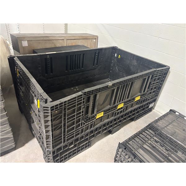 BOÎTE PALETTE EN PLASTIQUE PLIABLE 78"x48"x35"