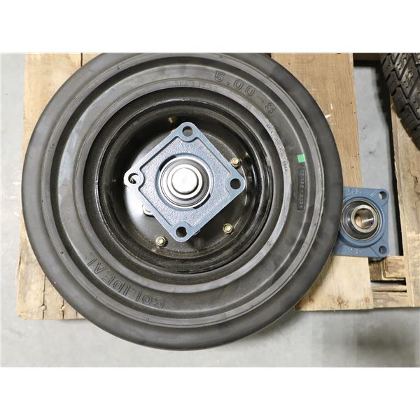 PNEU SOLIDEAL SOLID RIBBED TIRE 500-8