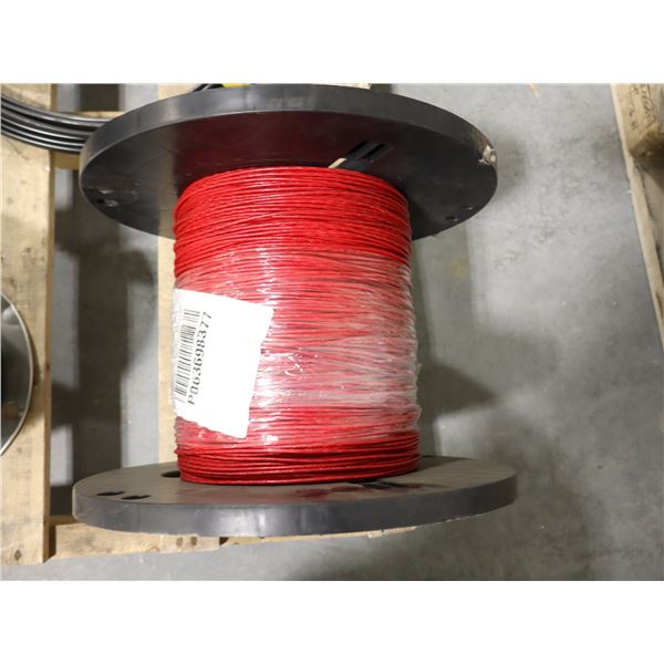 FILS 18AWG BRINS SILICONE FIBRE VERRE 600v 26.36lbs  CAB18SEW2RED