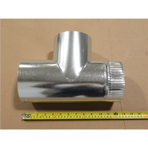 LOT DE 10 CONDUITS D'AIRE EN T  5"x54"x5"