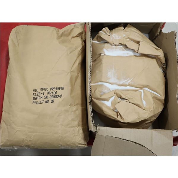 LOT DE 2 SACS ALUMINIUM SANDBLAST BEADS