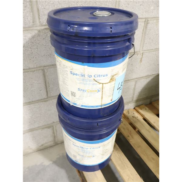 LOT DE 2 AGENTS DE LIBÉRATION SPECSTRIP CITRUS 18.92L