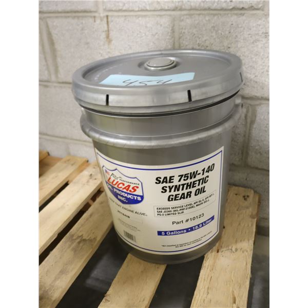 HUILE SYNTHÉTIQUE LUCAS SAE 75W-140 18.9L