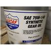 Image 2 : HUILE SYNTHÉTIQUE LUCAS SAE 75W-140 18.9L