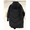 Image 2 : MANTEAU PUFFER CHEVRON PORTE-BÉBÉ CAPUCHON NOIR