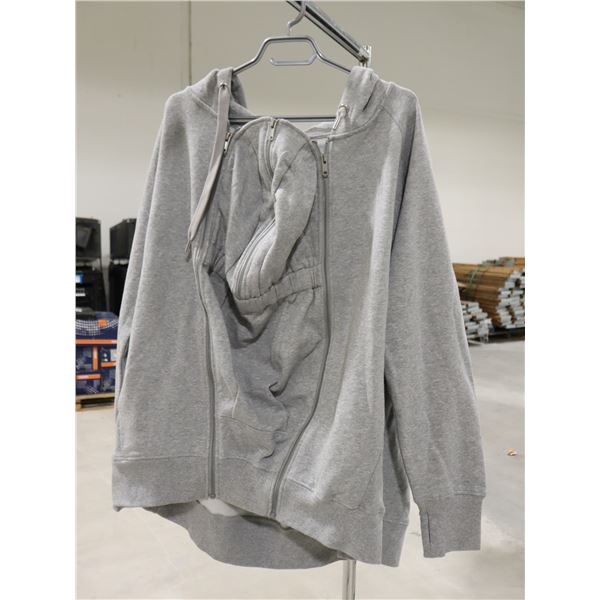 HOODIE PORTE-BÉBÉ GRIS