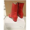 Image 2 : BOTTES POUR FEMMES ROUGE CLIZIA gr:41