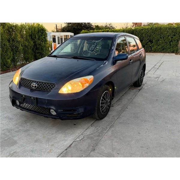 TOYT MATRIX 2004 JUNK-RECEIPT-DON