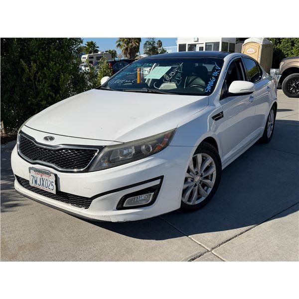 KIA OPTIMA 2015 APPT/DUP-T SMOG