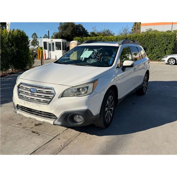 SUBA OUTBACK 2016 O/S-T SMOG-2 DAYS