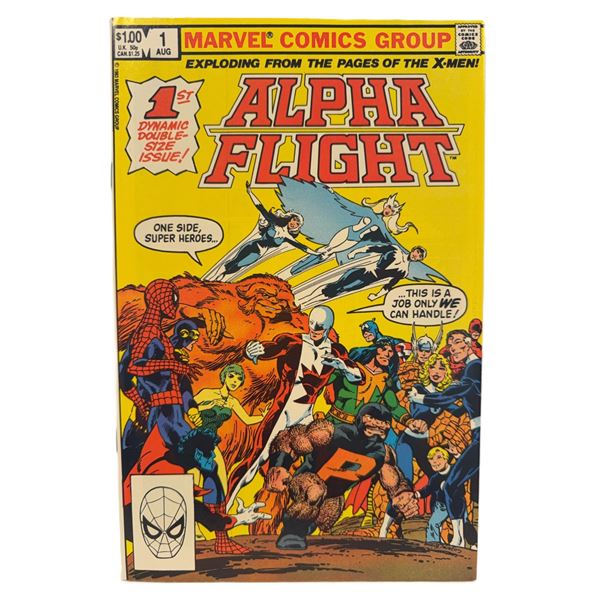 Alpha Flight #1 (1983) – First Issue! Marvel Bronze Age Key from the Pages of X-Men
