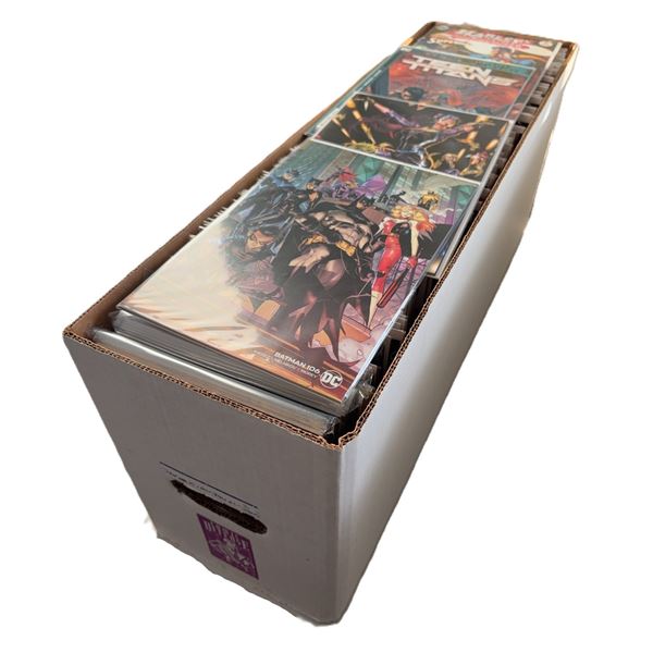 Assorted DC Long Box - Teen Titans, Joker, Flash, Batman, Harley Quinn, Etc.