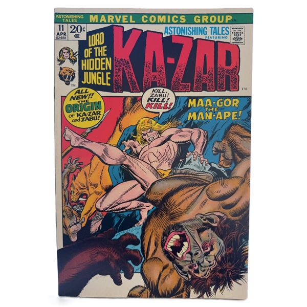 Astonishing Tales #11 (Apr 1972) – Bronze Age Marvel Classic Featuring Ka-Zar’s Or