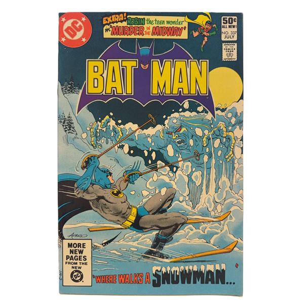 Batman #337 (1981) – “Where Walks a Snowman…” Plus Robin in Murd