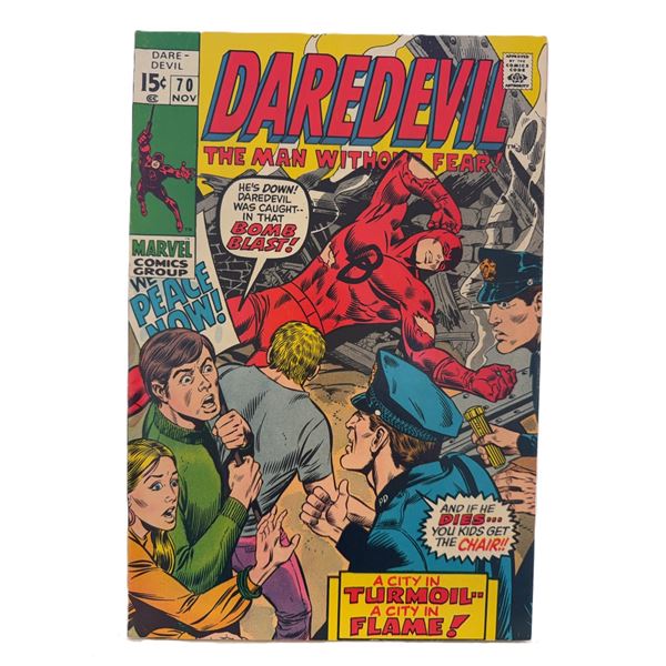 Daredevil #70 (1970) – Silver Age Marvel Classic: “A City in Turmoil, A City in Fl