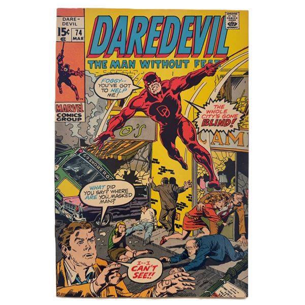 Daredevil #74 (1971) – Silver Age Marvel Classic: “The Whole City’s Gone 