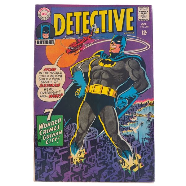 Detective Comics #368 (October 1967) – Silver Age Batman Classic “7 Wonder Crimes 