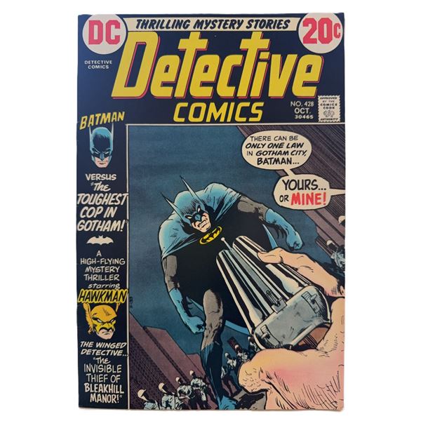 Detective Comics #428 (1972) – Batman vs. The Toughest Cop in Gotham! Bronze Age Mystery Cl