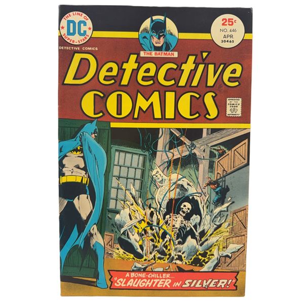 Detective Comics #446 (April 1975) – Bronze Age Batman Classic “Slaughter in Silve