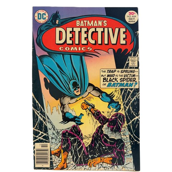 Detective Comics #464 (1976) – “The Trap is Sprung!” Batman vs. Black Spi