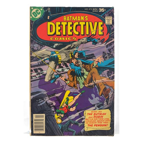 Detective Comics #473 (1977) – Batman & Robin vs. The Penguin! Bronze Age DC Classic