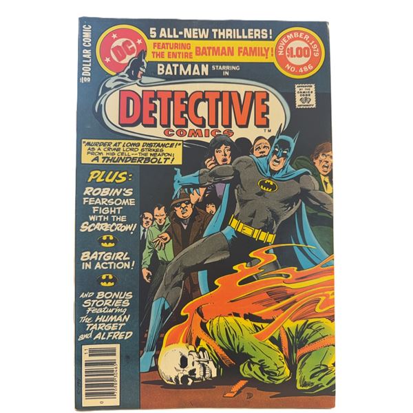 Detective Comics #486 (November 1979) – Batman vs. Scarecrow in a Dollar Comic Thriller!