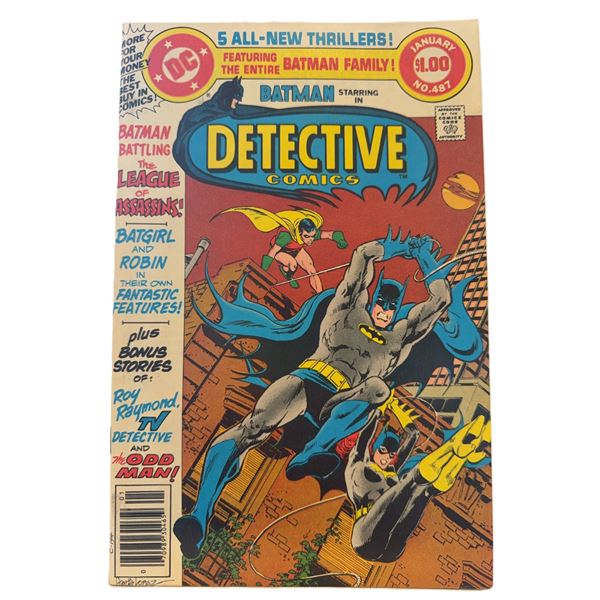 Detective Comics #487 (January 1979) – Batman Battles the League of Assassins! A Dollar Com