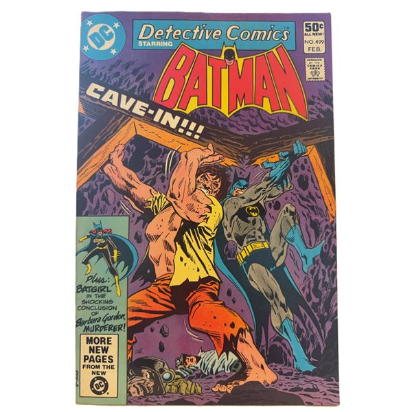 Detective Comics #499 (February 1981) – Bronze Age Batman Classic Featuring Cave-In Showdow