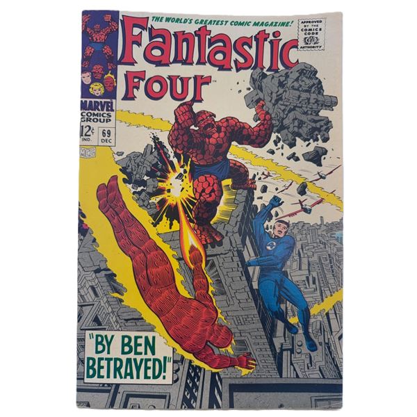 Fantastic Four #69 (1967) – Silver Age Marvel Classic: “By Ben Betrayed!”