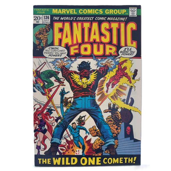 Fantastic Four #136 (1973) – Bronze Age Marvel Classic: “The Wild One Cometh![x=#8
