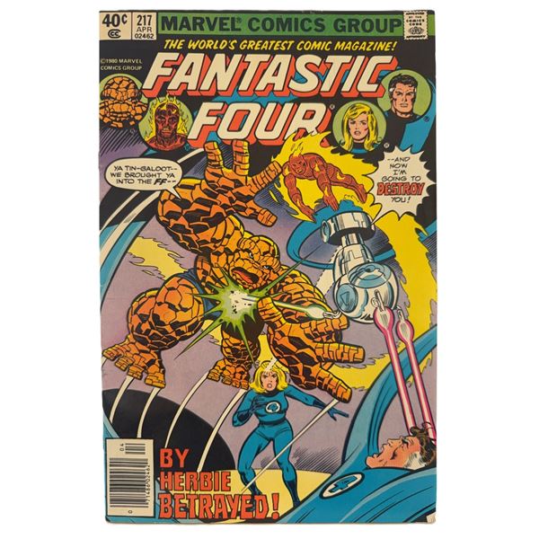 Fantastic Four #217 (1980) – Bronze Age Marvel Classic: “By Herbie Betrayed![x=#82