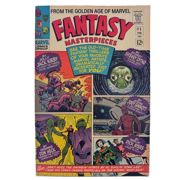 Fantasy Masterpieces #1 (1966) – Silver Age Marvel Classic Featuring Golden Age Reprints