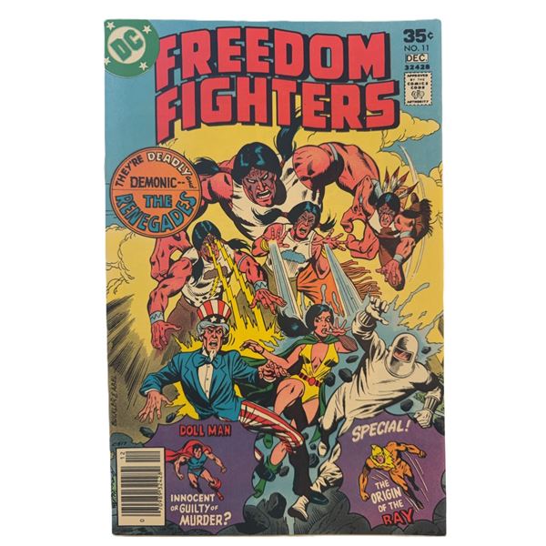 Freedom Fighters #11 (1977) – “The Deadly Demonic Renegades!” Bronze Age 